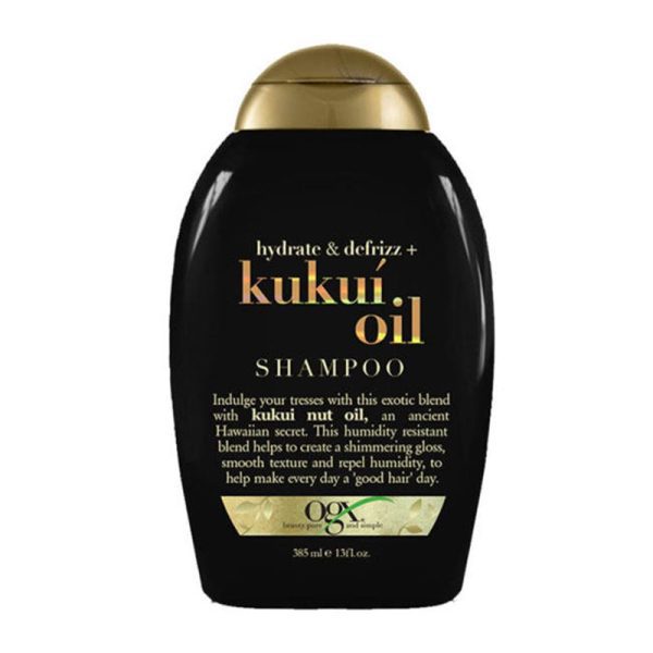 شامپو ضد ریزش مو او جی ایکس مدل kukui oil حجم 385 میلی لیتر