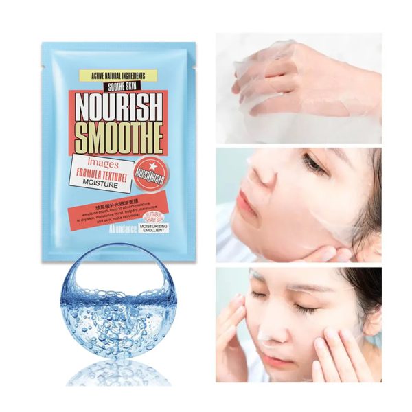 ماسک نقابی هیالورونیک اسید و گل یاس Nourish Smoothe ایمیجز