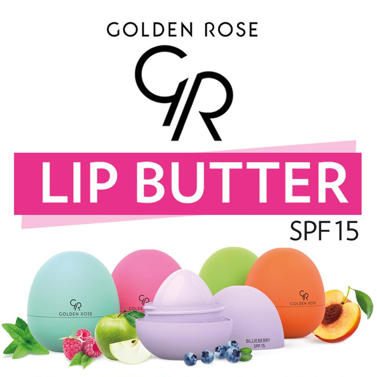 کره لب گلدن رز حاوی ضد آفتاب SPF15