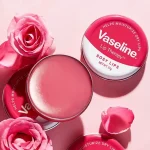 بالم لب کاسه ای عصاره گل رز وازلین