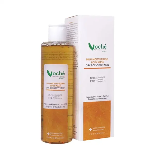 شامپو بدن پوست های خشک و حساس وچه 250 میلی لیتر