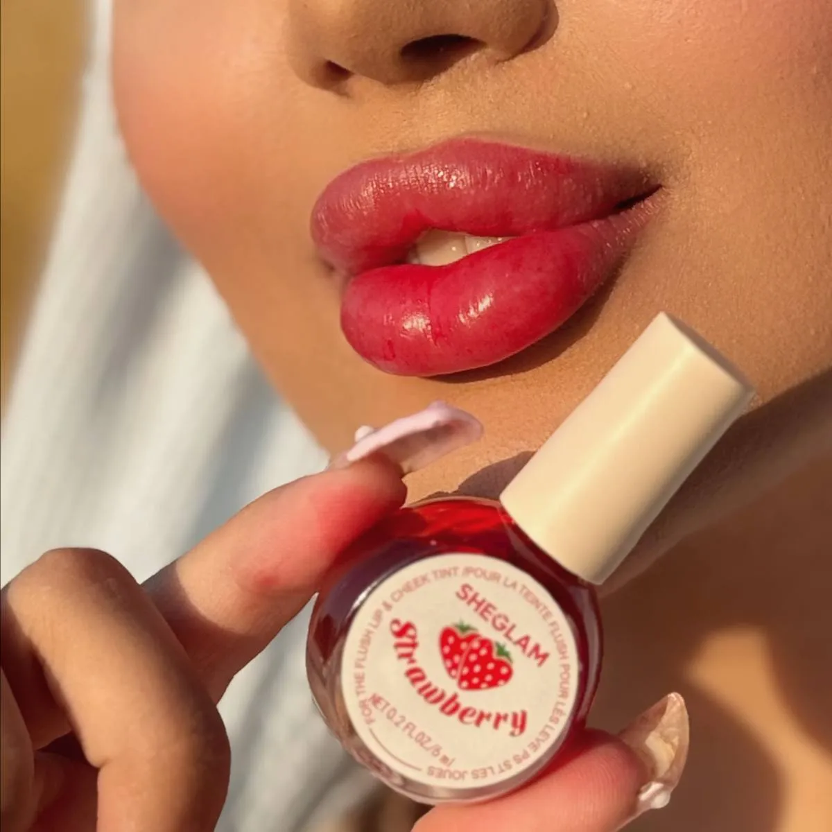 تینت ژله ای لب و گونه شیگلم وزن 10 گرم