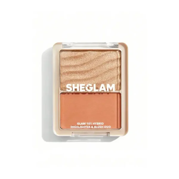 پالت هایلایتر و رژگونه شیگلم مدل Glam 101