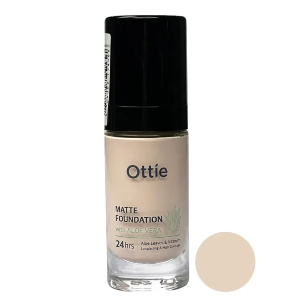کرم پودر اوتی ottie مدل 24 ساعته حاوی آلوئه ورا 30ml