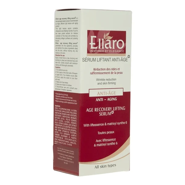 سرم ضد چروک ایج ریکاوری الارو مدل Anti Aging