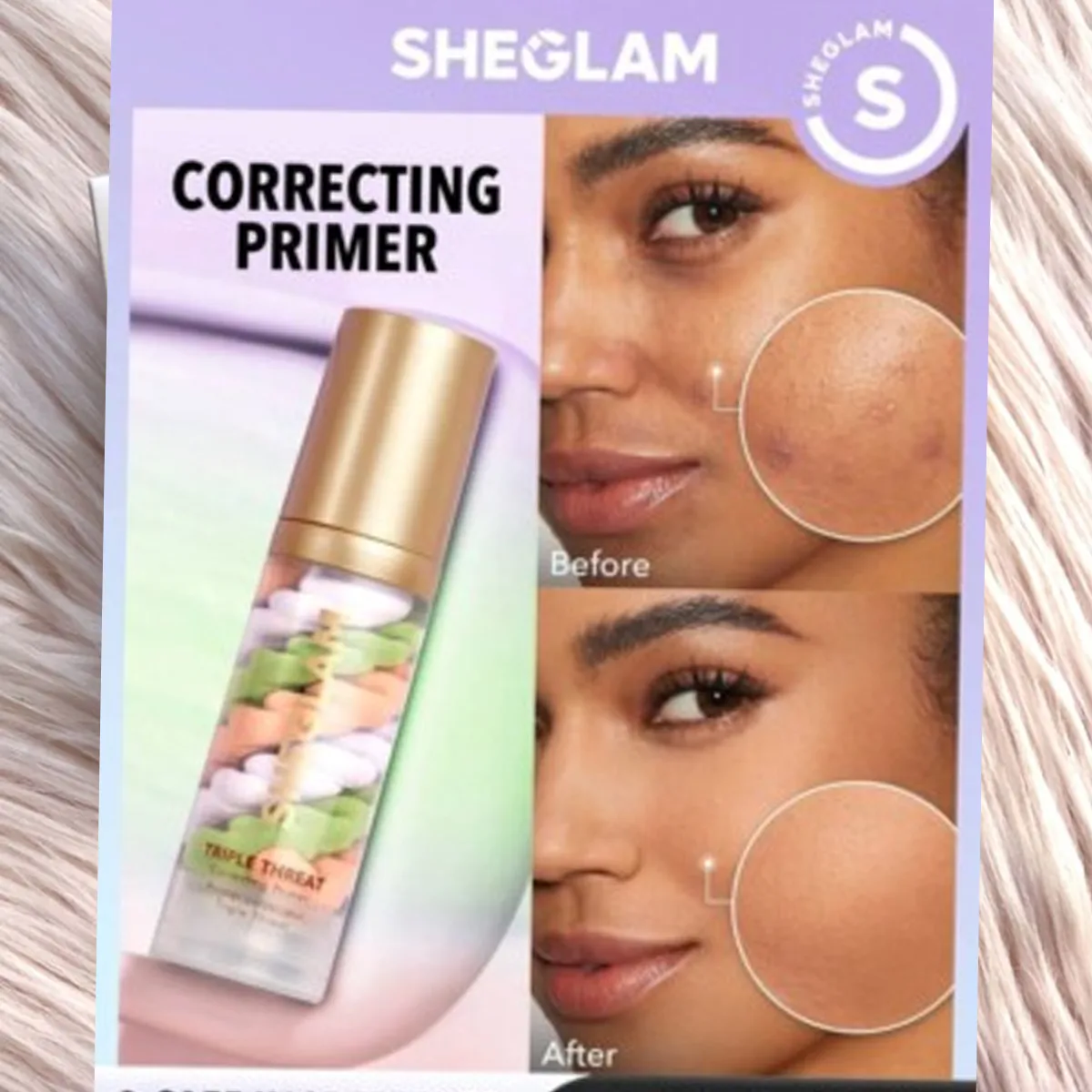 پرایمر سه گانه شیگلم اطلاح کننده پوست مدل Triple Threat