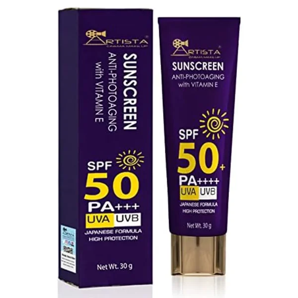 ضد آفتاب آرتیستا spf50