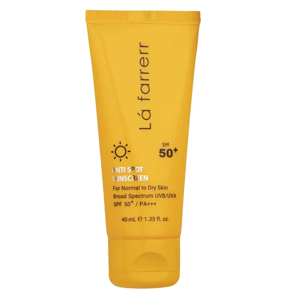 کرم ضد آفتاب لافارر برای پوست خشک و نرمال بی رنگ SPF50