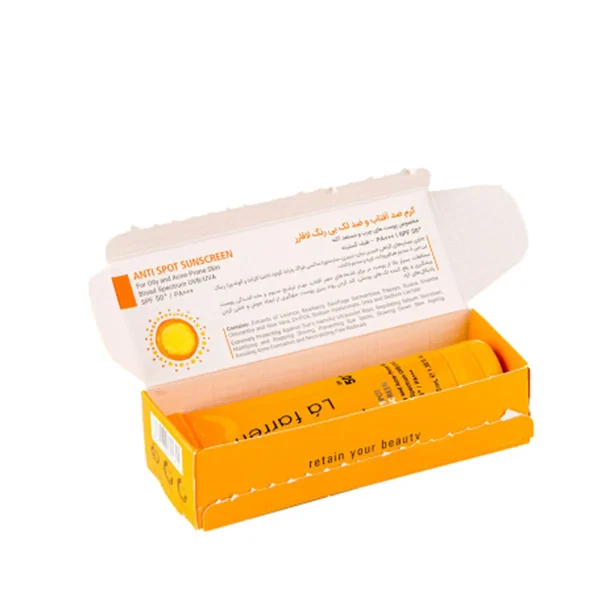 کرم ضد آفتاب لافارر برای پوست خشک و نرمال بی رنگ SPF50