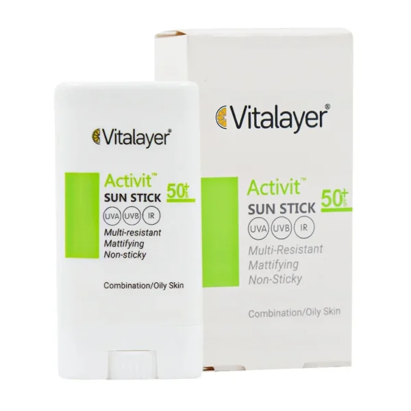 ضد آفتاب استیکی ویتالیر مدل Activit با SPF50 مناسب پوست چرب و مختلط وزن 15 گرم - Image 2