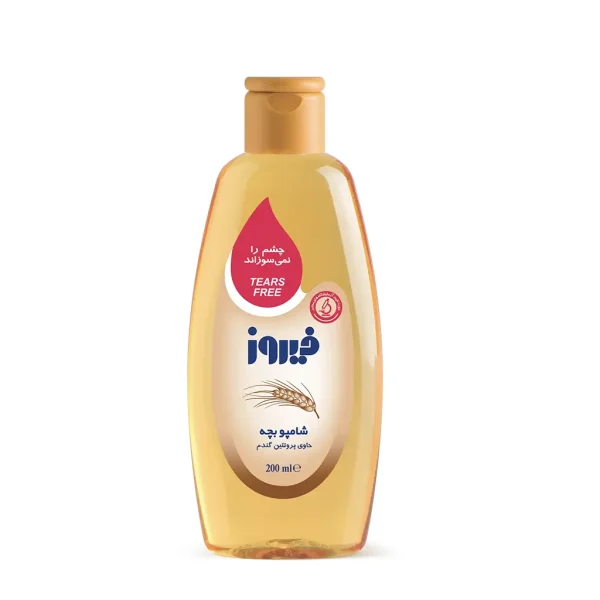 Wheat protein baby shampoo 200 ml شامپو بچه پروتئینه گندم فیروز 200 میلیلیتر
