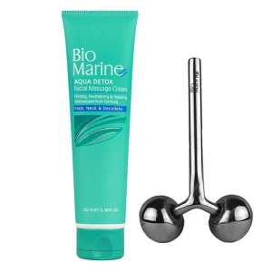 کیت کرم ماساژ صورت و گردن بایومارین Aqua Detox