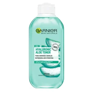 تونر آبرسان و پاک کننده گارنیه Hyaluronic Aloe مناسب انواع پوست