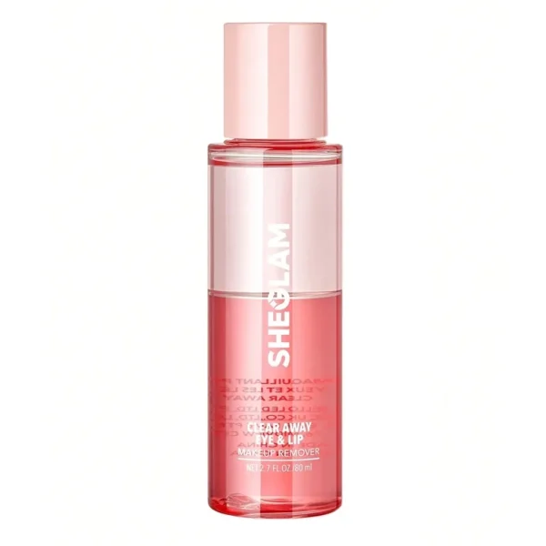 Sheglam clear away eye & lip makeup remover پاک کننده آرایش دو فاز شیگلم چشم و لب 80ml - Image 1