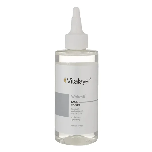 Vitalayer Hydravit Face Toner For Dry And Dehydrated Skin 200 ml2 تونر صورت ویتالیر مدل وایت ویت حجم 200 میلی لیتر - Image 1