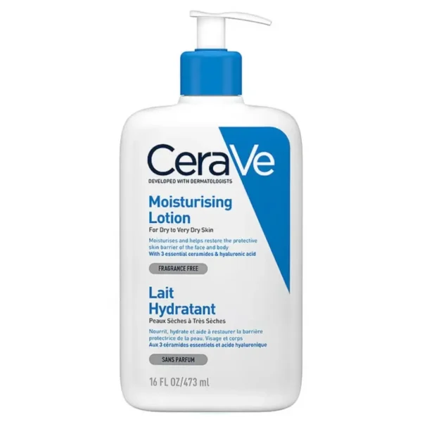 cerave-moisturizing-lotion-face-body-473ml لوسیون مرطوبکننده صورت و بدن سراوی 473 میل