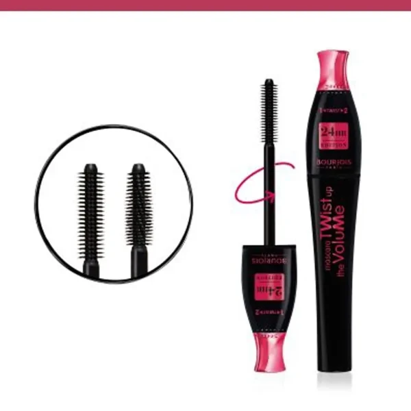 ریمل 24 ساعته توئیست آپ 2 در 1 بورژوا 8ml - Image 3