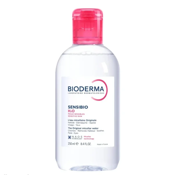 میسلار واتر بایودرما مدل sensibio h2o حجم 500 میلی لیتر